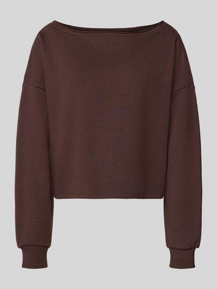 Relaxed Fit Sweatshirt mit Viskose-Anteil Shop The Look MANNEQUINE