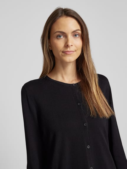 Christian Berg Woman Cardigan aus Viskose-Mix Black 3