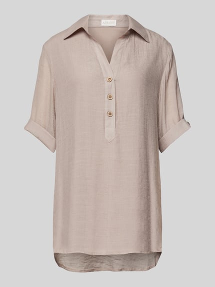 Apricot Regular fit blouse met platte kraag Zand - 2