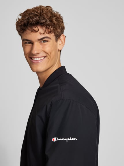 Champion Bomberjacke mit Label-Print Black 3