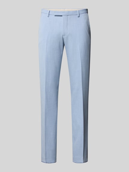 MCNEAL Slim Fit Anzughose mit Strukturmuster Hellblau 2