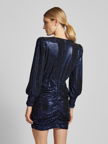 Constantly K X P&C* Minikleid mit Paillettenbesatz Dunkelblau 5