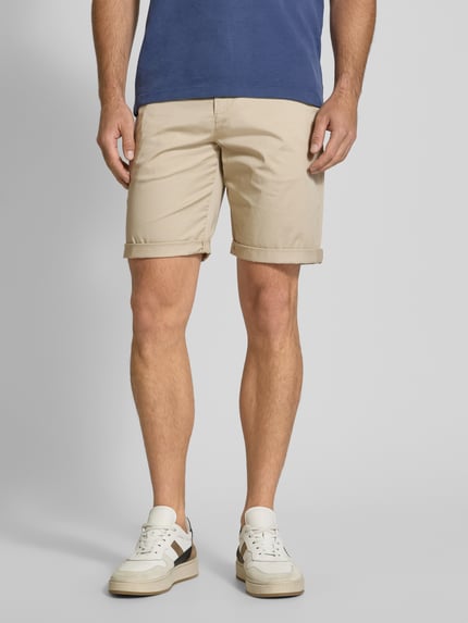 Tom Tailor Szorty chinosy o kroju regular fit z mieszanki bawełny Beżowy 4