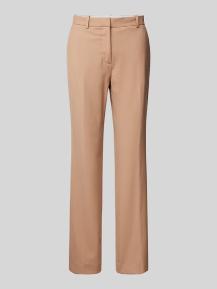 Calvin Klein Womenswear Straight leg pantalon met achterzakken Beige - 2