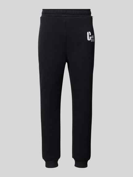 Carlo Colucci Sweatpants mit elastischem Bund Black 2