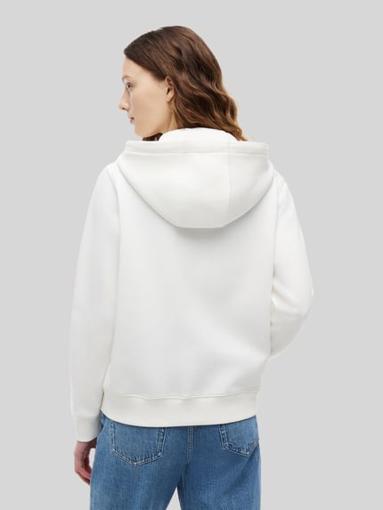 Tommy Jeans Bluza rozpinana o kroju regular fit z mieszanki bawełny Złamany biały 5