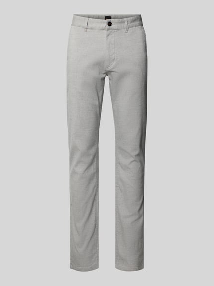 BOSS Orange Slim Fit Chino aus Baumwoll-Mix Silber 2