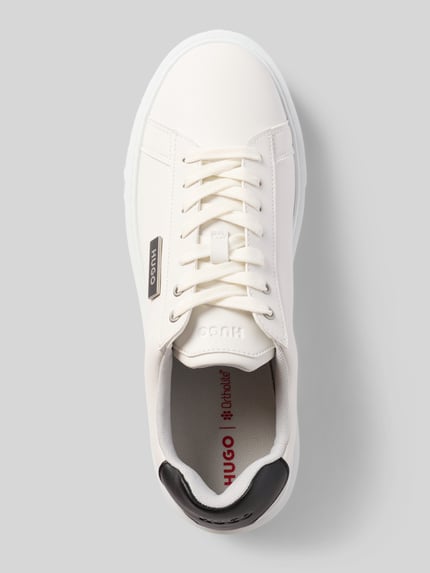 HUGO Sneaker mit Plateau-Sohle Weiss 3