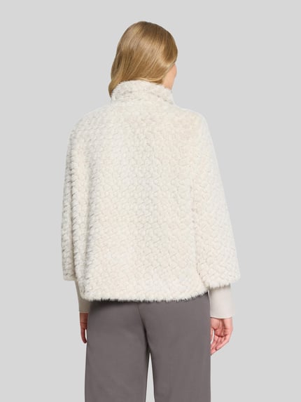 Betty Barclay Teddyjacke mit Stehkragen Sand 5