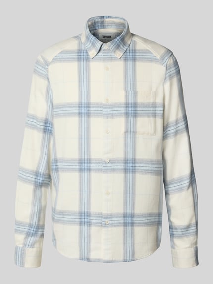 DRYKORN Koszula casualowa o kroju slim fit z kołnierzykiem typu button down model ‘LIET’ Niebieski 2