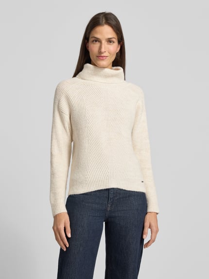 MORE & MORE Strickpullover mit Rollkragen Kitt 4