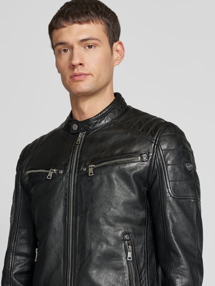 MAURITIUS Jacke aus Lammleder Modell 'Derry' Black 3