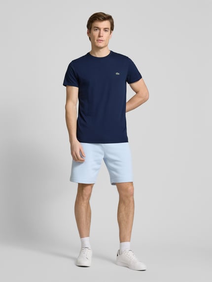 Lacoste T-shirt met ronde hals Marineblauw - 1