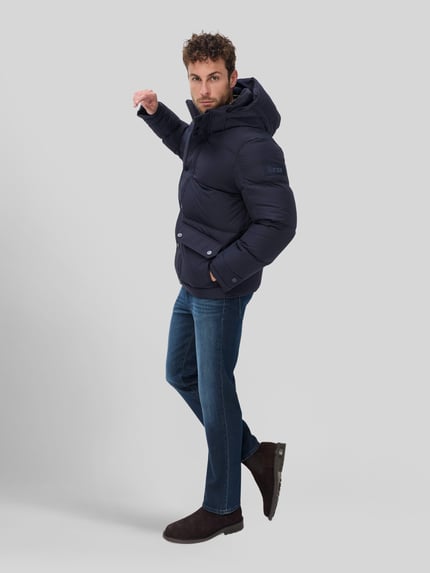 Brax Daunenjacke mit Kapuze Marine 1