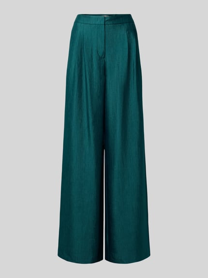 Christian Berg Cocktail Stoffhose mit Gesäßtasche Dunkelgruen Melange 2