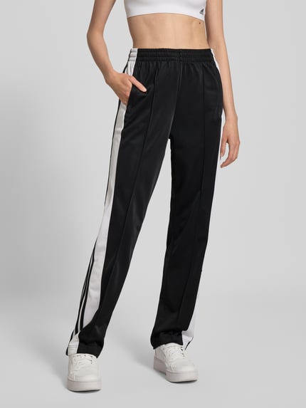 adidas Originals Sweatpants met drukknoopsluitingen opzij, model 'ADIBREAK' Zwart - 4