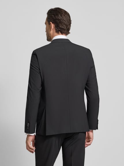 BOSS Slim Fit Anzugsakko aus Schurwoll-Mix Modell 'HARVEY' Black 5