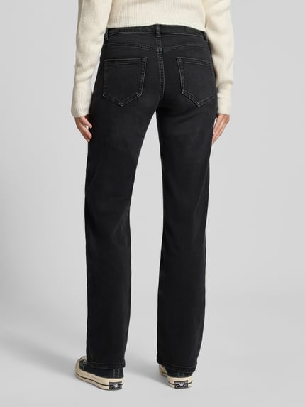 ONLY Wide Leg Jeans aus Baumwoll-Mix Modell 'BLUSH' Black 5