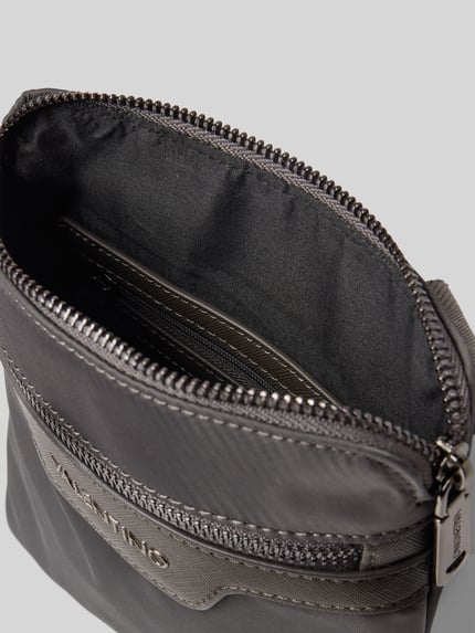 Valentino Bags Handtasche mit Label-Applikation Modell 'CARDANO' Anthrazit 4
