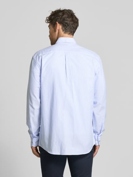 Fynch-Hatton Regular Fit Freizeithemd mit Button-Down-Kragen Modell 'All Season' Bleu 5