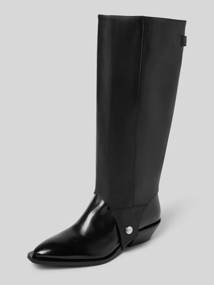 ALOHAS Stiefel aus echtem Leder Modell 'Maverick' Black 1