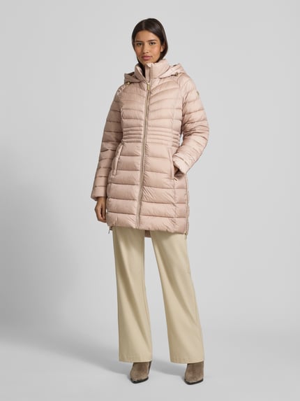 MICHAEL Michael Kors Gewatteerde lange jas met gevoerde opstaande kraag, model 'Packable' Beige - 1