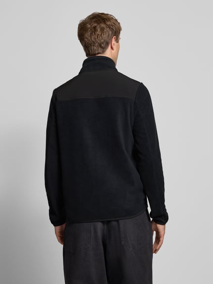 Blend Fleecejacke mit Reißverschlusstaschen Modell 'MARIO' Black 5