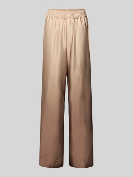 mbyM Broek met elastische band, model 'Asaka' Beige - 2