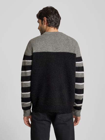 ANNARR Regular Fit Strickpullover aus reiner Wolle Modell 'ROLF' Beige 5