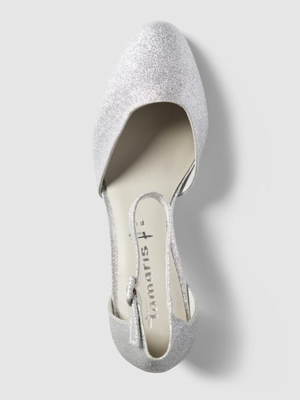 Tamaris Pumps in glanzend design Zilver - 3