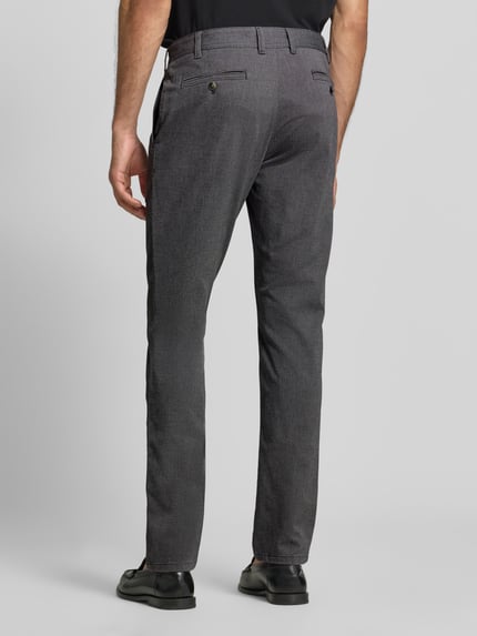 MCNEAL Klein motief broek met achterzakken Donkergrijs - 5