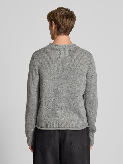Superdry Regular Fit Strickpullover mit Woll-Anteil Modell 'Donegal Jumper' Mittelgrau 5