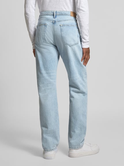 Antony Morato Straight Fit Jeans mit Logo-Applikation Hellblau 5