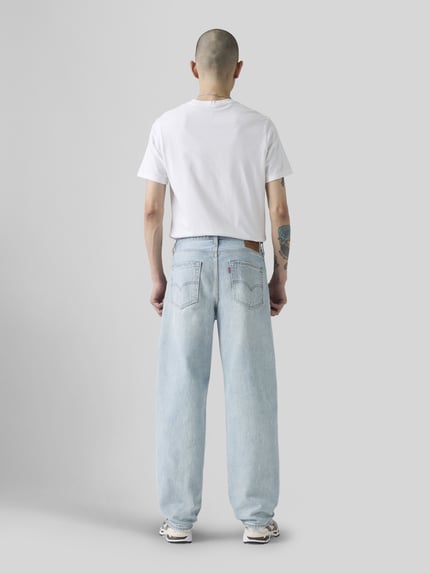 Levi's® Loose Fit Jeans aus reiner Baumwolle Modell '568® LOOSE STRAIGHT' Hellblau 4
