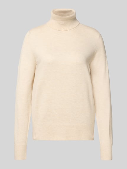 Regular Fit Rollkragenpullover aus Viskose-Mix Shop The Look MANNEQUINE