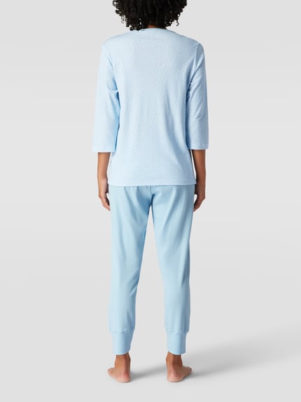 Mey Pyjama van katoen, model 'Emelie' Lichtblauw - 4