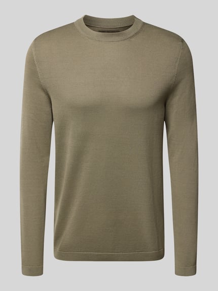 Marc O'Polo Slim Fit Pullover aus reiner Baumwolle Marc O'Polo × DFB Travel Collection Taupe 2