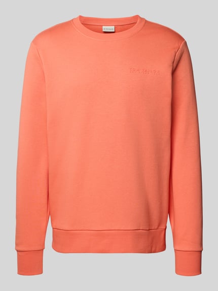 Tom Tailor Regular Fit Sweatshirt aus Baumwoll-Mix Koralle 2