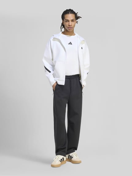 adidas Sportswear Sweatjacke mit Logo-Details Modell 'M Z.N.E. FZ' Weiss 1