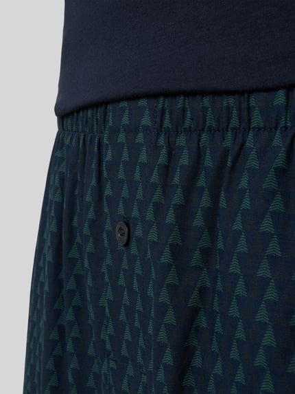 BOSS Pyjama-Set Modell 'Chris Long Set' Marine 2