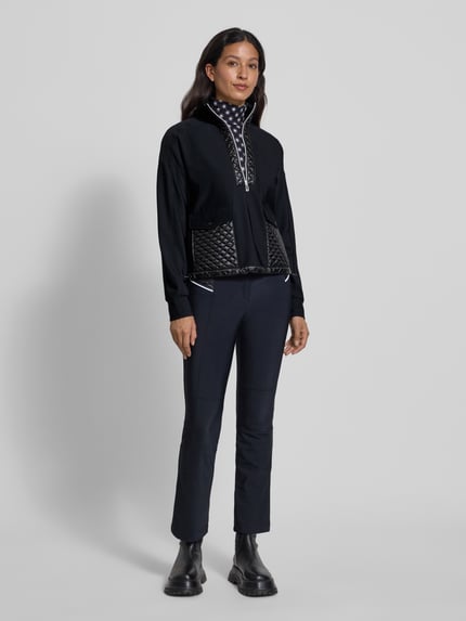 Marc Cain Sweatshirt mit Stehkragen Black 1