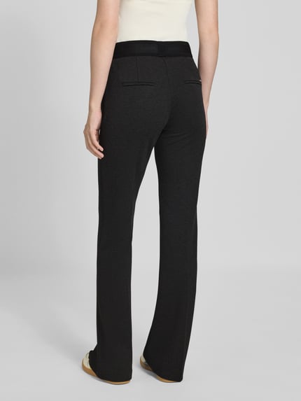 TONI Stoffen broek met elastische band Antraciet - 5