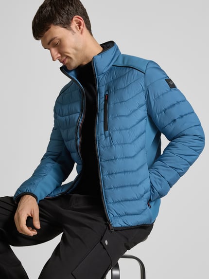 Tom Tailor Regular Fit Steppjacke mit Reißverschluss Blau 3