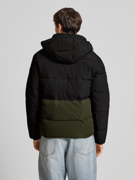 JACK & JONES Gewatteerd jack met ritszakken, model 'OWEN' Olijfgroen - 5