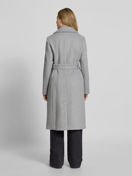 Christian Berg Woman Selection Loose Fit Mantel mit Woll-Anteil Mittelgrau 5