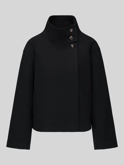 PIECES Regular fit blouson met opstaande kraag model 'GNES' Zwart - 2