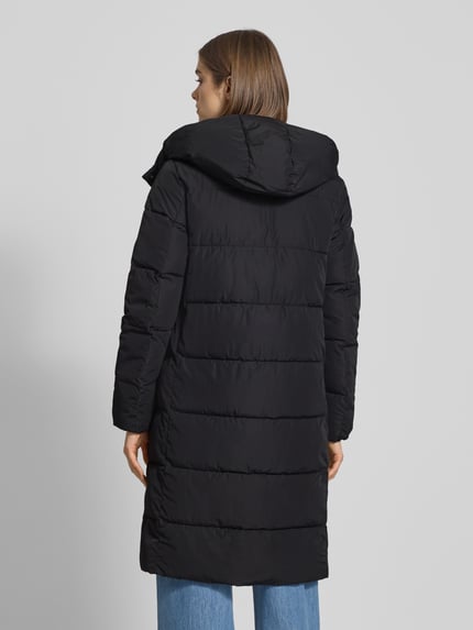 Calvin Klein Jeans Steppmantel mit Logo und Kapuze Black 5