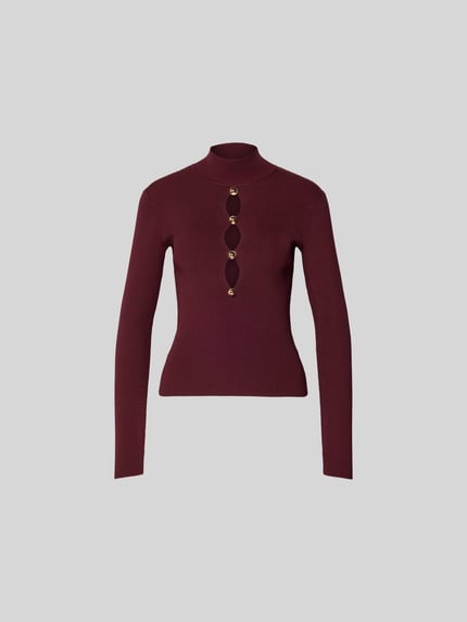 Slim fit shirt met lange mouwen van viscosemix Shop The Look MANNEQUINE