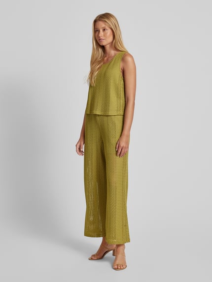 ROBE LÉGÈRE Jumpsuit mit Lochmuster Schilf 1