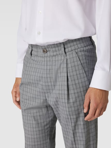 DRYKORN Stoffen broek met ruitmotief, model 'CHASY' Lichtgrijs - 3